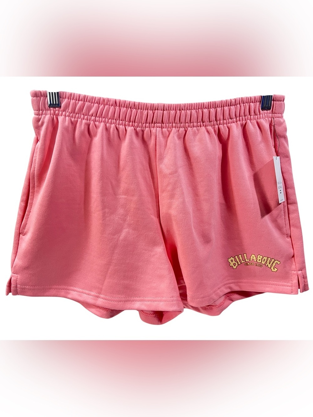 Billabong Women’s Size XL US High-Rise Shorts Peach Cotton Blend Pockets - Picture 3 of 14